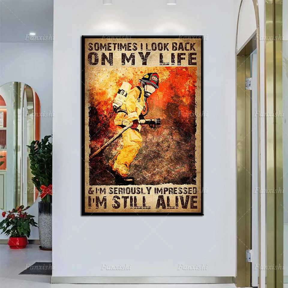 Nordic Abstract Firemen Vintage Retro Poster, Fireman Sign, Bedroom Wall Art Modular Pictures Home Decor Canvas Painting Gifts
Nordic Abstract Firemen Vintage Retro Poster, Fireman Sign, Bedroom Wall Art Modular Pictures Home Decor Canvas Painting Gifts