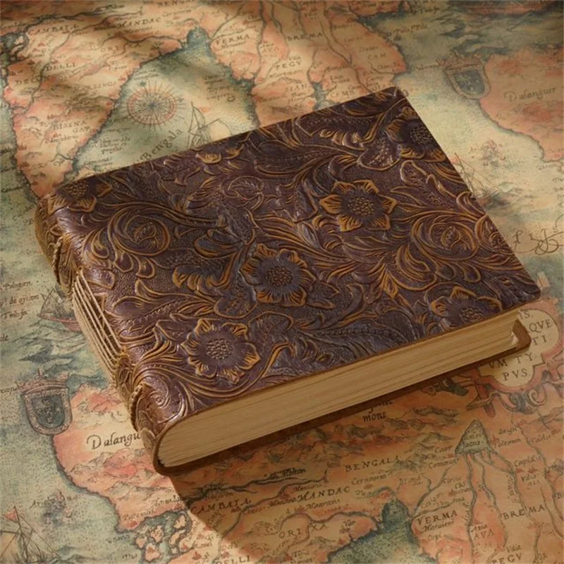 Handmade Notebook Leather Cover Journal Retro Diary Sketchbook Teacher Student Gift Blank Kraft Paper Original Book 400 Page
Handmade Notebook Leather Cover Journal Retro Diary Sketchbook Teacher Student Gift Blank Kraft Paper Original Book 400 Page