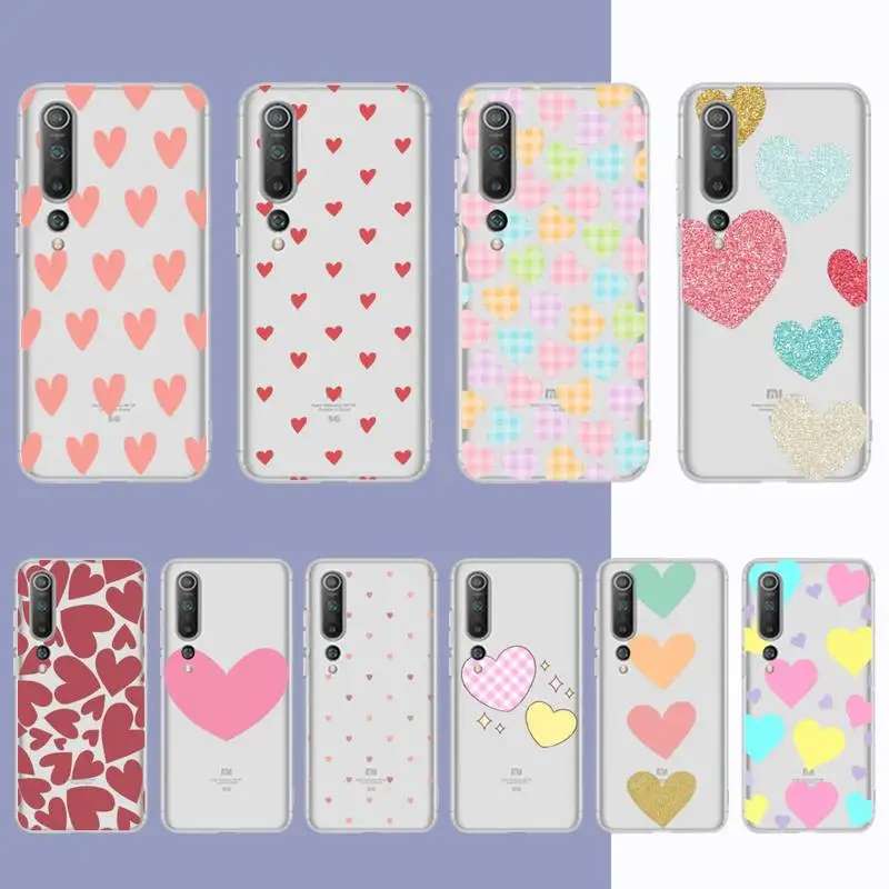 Love Heart Phone Case for Samsung S20 S10 lite S21 plus for Redmi Note8 9pro for Huawei P20 Clear Case
Love Heart Phone Case for Samsung S20 S10 lite S21 plus for Redmi Note8 9pro for Huawei P20 Clear Case