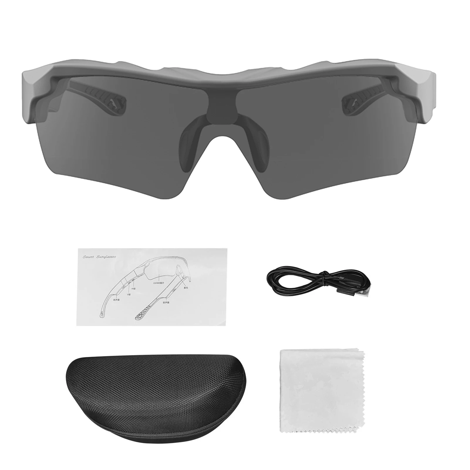 Smart Audio Sunglasses Ultra-Thin Design Wireless Sports Audio Glasses Wireless Headphones With Built-In Microphone
Smart Audio Sunglasses Ultra-Thin Design Wireless Sports Audio Glasses Wireless Headphones With Built-In Microphone