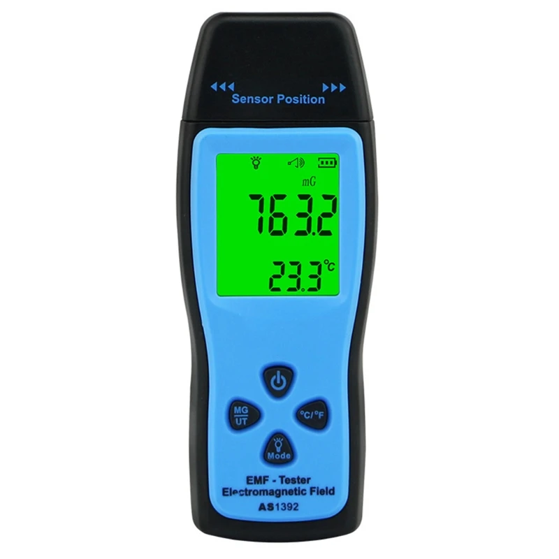 AS1392 EMF Meter LCD Radiation Dosimeter Mini EMF Tester Electromagnetic Field
AS1392 EMF Meter LCD Radiation Dosimeter Mini EMF Tester Electromagnetic Field