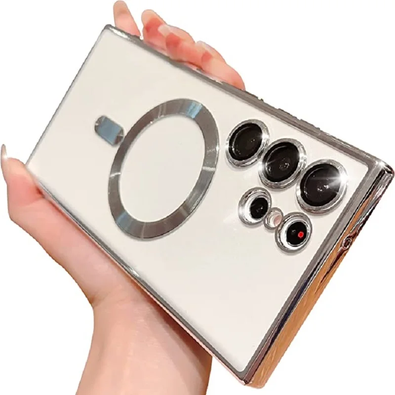 Magsafe Magnetic Wireless Charging Case for Samsung Galaxy S23 S22 S21 Ultra Note10 Note20Ultra Lens Protector Shockproof Case
Magsafe Magnetic Wireless Charging Case for Samsung Galaxy S23 S22 S21 Ultra Note10 Note20Ultra Lens Protector Shockproof Case