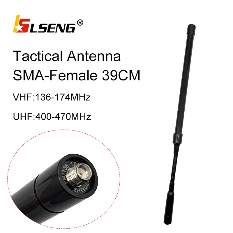 LSENG рация тактическая антенна гусиная шея Складная SMA-Female UV 144/430 МГц для Baofeng UV5R UV9R Kenwood Retevis Radio
LSENG рация тактическая антенна гусиная шея Складная SMA-Female UV 144/430 МГц для Baofeng UV5R UV9R Kenwood Retevis Radio