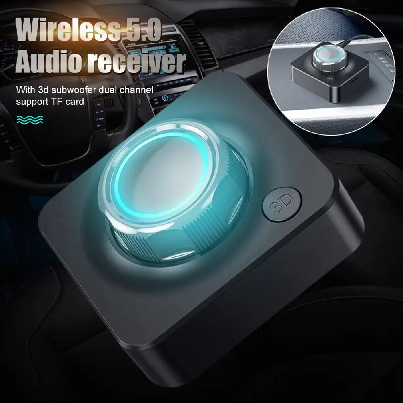 3D Stereo Music Wireless Adapter Bluetooth 5.0 Audio Receiver TF Card RCA 3.5mm 3.5 AUX Jack For Car kit Wired Speaker Headphone
3D Stereo Music Wireless Adapter Bluetooth 5.0 Audio Receiver TF Card RCA 3.5mm 3.5 AUX Jack For Car kit Wired Speaker Headphone