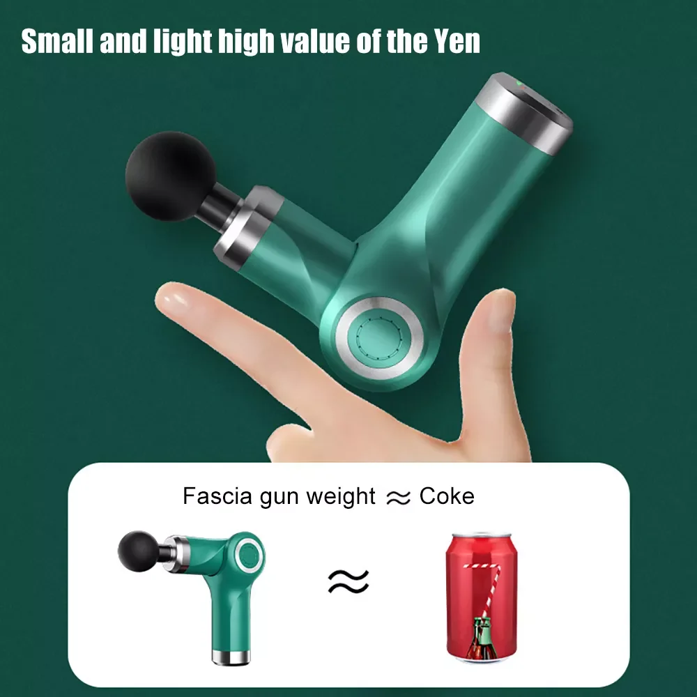 Portable Fascial Massage Gun Muscle Body Relax Sport Relaxation Fitness EMS Muscle Mini Deep Vibration Relaxation Massager
Portable Fascial Massage Gun Muscle Body Relax Sport Relaxation Fitness EMS Muscle Mini Deep Vibration Relaxation Massager