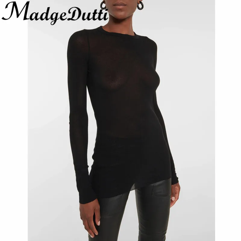 11.18 MadgeDutti Comfortable Thin See-Through Long Sleeve Basics Slim T-Shirt Top Women
11.18 MadgeDutti Comfortable Thin See-Through Long Sleeve Basics Slim T-Shirt Top Women