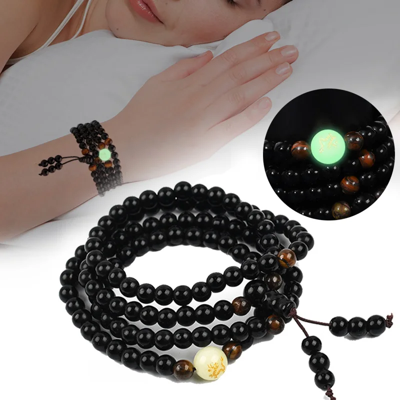 108 Prayer Beads Tiger Eye Stone Obsidian Bracelet Necklace Crystal Strand Mala Rosary Buddhist Buddha Lucky Amulet Jewelry
108 Prayer Beads Tiger Eye Stone Obsidian Bracelet Necklace Crystal Strand Mala Rosary Buddhist Buddha Lucky Amulet Jewelry