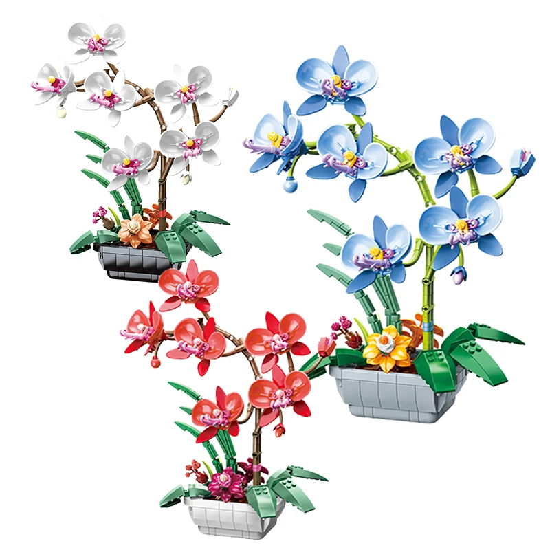 Creative Bouquet Orchid Flowers Building Blocks City Romantic Home Decoration Friends Brick Puzzle Toys For Children Girls Gifts
Creative Bouquet Orchid Flowers Building Blocks City Romantic Home Decoration Friends Brick Puzzle Toys For Children Girls Gifts