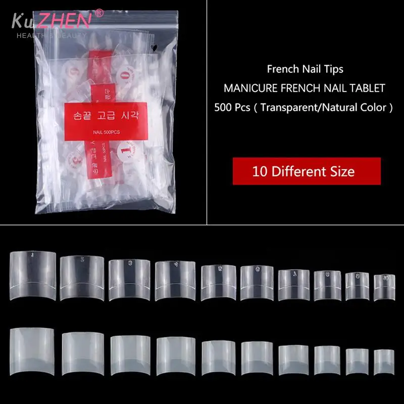 500pcs/Box Transparent Acrylic False Nail Tips Natural/clear Short Nails Suitable For Professional Salon Or Personal Use
500pcs/Box Transparent Acrylic False Nail Tips Natural/clear Short Nails Suitable For Professional Salon Or Personal Use