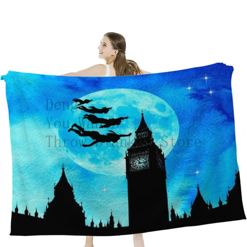 Magical Watercolor Night - Peter Pan Throw Blankets Airplane Travel Decoration Soft Warm Bedspread
Magical Watercolor Night - Peter Pan Throw Blankets Airplane Travel Decoration Soft Warm Bedspread