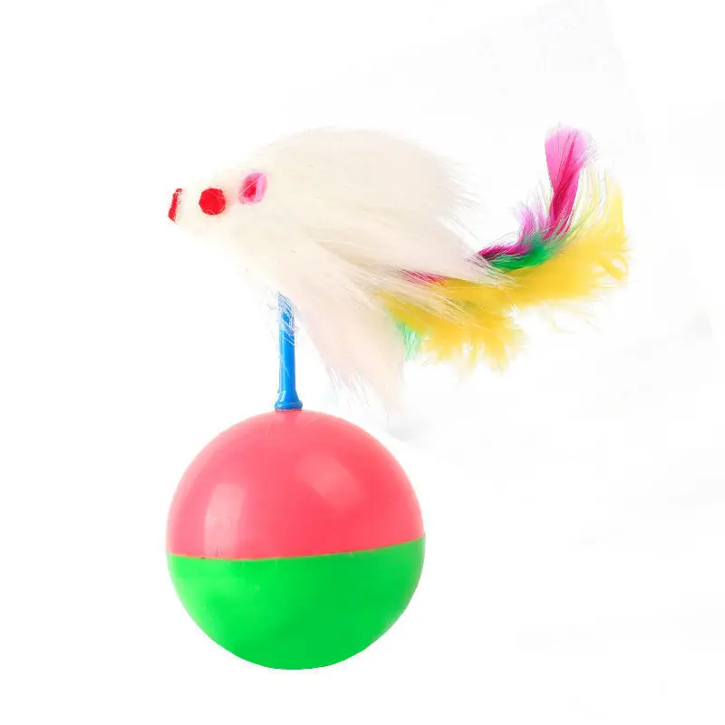 Cat Toy Tumbler Mouse Color Feather Simulation Mouse Tease Cat Self Hi Interactive Toy Ball Cat Supplies
Cat Toy Tumbler Mouse Color Feather Simulation Mouse Tease Cat Self Hi Interactive Toy Ball Cat Supplies