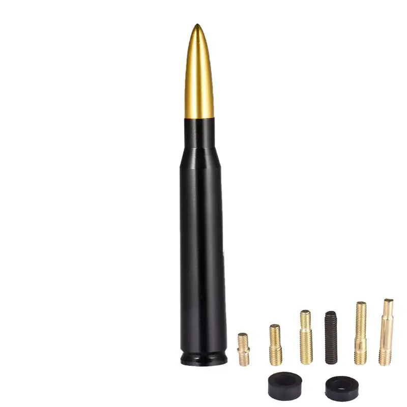 13.8cm Alloy Bullet Antenna Universal Vehicle Short Antenna Replacement Mast Optimized FM AM Reception Waterproof Anti Theft For
13.8cm Alloy Bullet Antenna Universal Vehicle Short Antenna Replacement Mast Optimized FM AM Reception Waterproof Anti Theft For