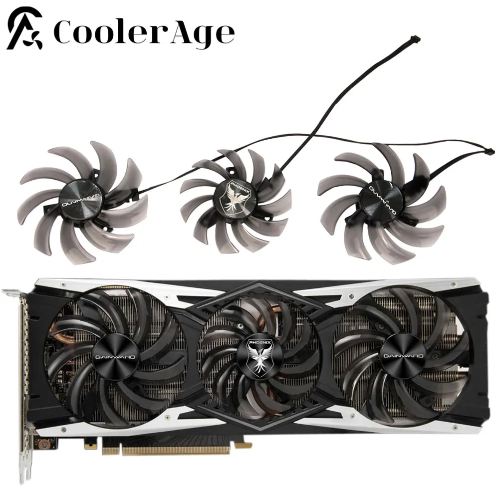 

Original 75MM FD7010H12S 85MM FDC10H12S9-C Cooler Fan For GAINWARD RTX 2060 2070 2080 PHOENIX/GS Graphics Video Card Cooling Fan