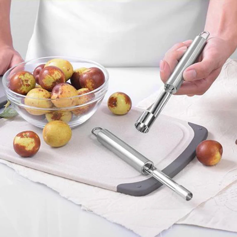 2023 New 1Pcs Creative Fruit Stainless Steel Corer Apple Pear Big Hole Corer Environmental Friendly Home Kitchen Tools CW4142
2023 New 1Pcs Creative Fruit Stainless Steel Corer Apple Pear Big Hole Corer Environmental Friendly Home Kitchen Tools CW4142