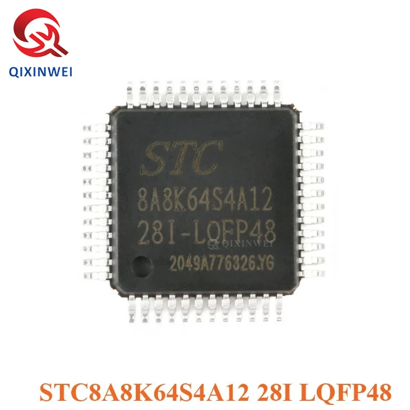 Микроконтроллер STC8A8K64S4A12 STC8A8K64S4A12-28I-LQFP48 с одним чипом, улучшенный микрокомпьютер 1T 8051, микроконтроллер для микрокомпьютера
Микроконтроллер STC8A8K64S4A12 STC8A8K64S4A12-28I-LQFP48 с одним чипом, улучшенный микрокомпьютер 1T 8051, микроконтроллер для микрокомпьютера