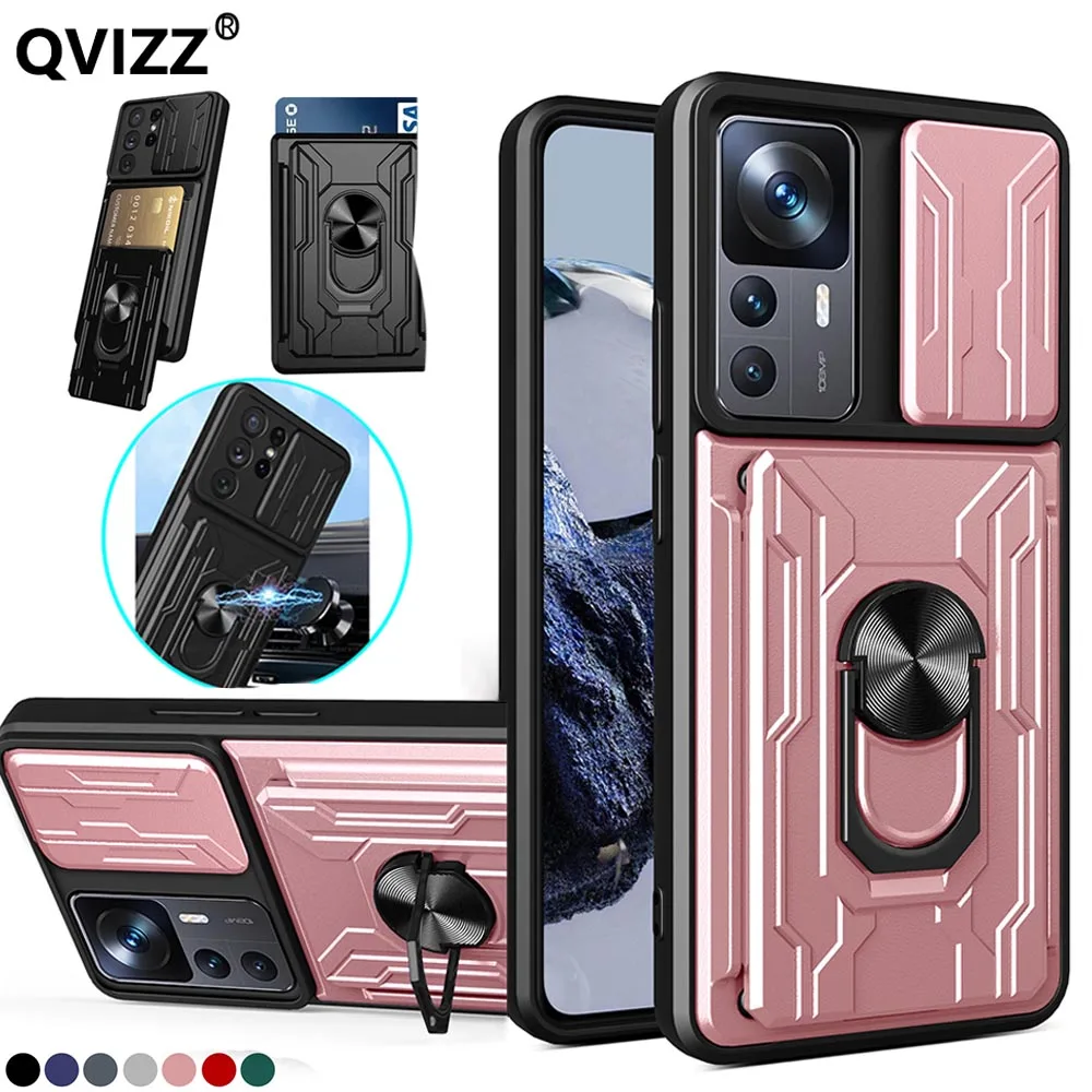Slide Camera Case for Xiaomi 12T Pro Card Pocket Car Magnetic Ring Holder Phone Cover Xiaomi Mi12T Mi 12T 12 T Redmi K50 Ultra
Slide Camera Case for Xiaomi 12T Pro Card Pocket Car Magnetic Ring Holder Phone Cover Xiaomi Mi12T Mi 12T 12 T Redmi K50 Ultra