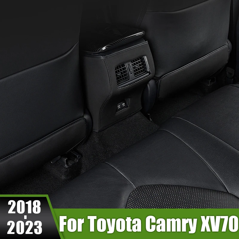 For Toyota Camry XV70 70 2018 2019 2020 2021 2022 2023 PU Leather Car Back Seat Anti-Child-Kick Pad Protector Anti Mud Dirty Mat
For Toyota Camry XV70 70 2018 2019 2020 2021 2022 2023 PU Leather Car Back Seat Anti-Child-Kick Pad Protector Anti Mud Dirty Mat