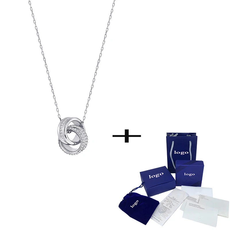 Fashion Charm FURTHER Double Round Pendant Clavicle Chain High Quality Exquisite Simple Necklace For Couples Romantic Gifts
Fashion Charm FURTHER Double Round Pendant Clavicle Chain High Quality Exquisite Simple Necklace For Couples Romantic Gifts