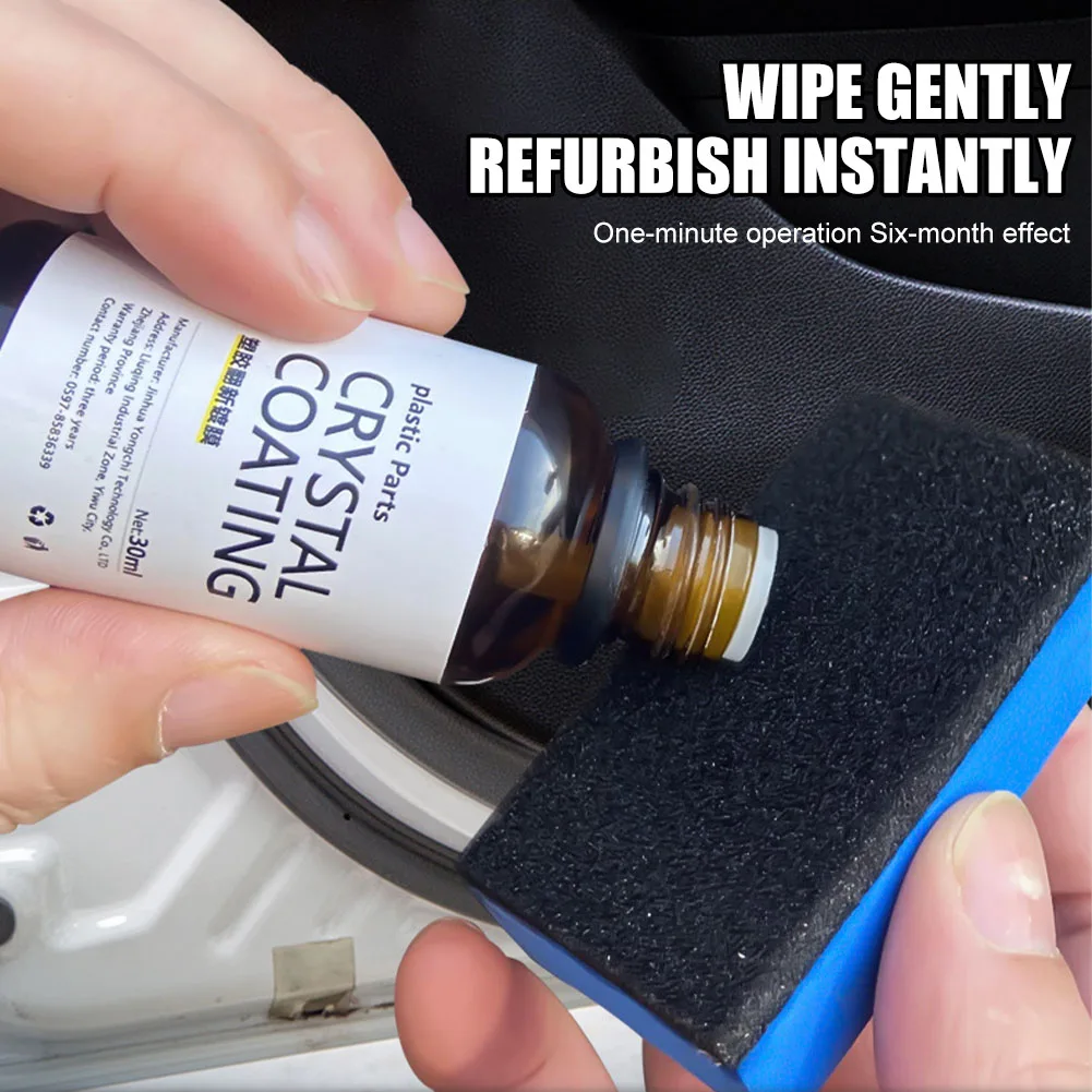 30ml Plastic Renovator For Car Hydrophobic Liquid Plastic Restorer Clean Polish Long-Lasting Protects Exterior Car Wax
30ml Plastic Renovator For Car Hydrophobic Liquid Plastic Restorer Clean Polish Long-Lasting Protects Exterior Car Wax