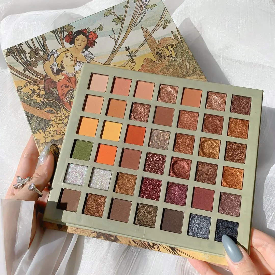 42 Colors Oil Painting Eyeshadow Palette Glitter Shimmer Eye Shadow Powder Matte Glitter Eyeshadow Palette Cosmetic Makeup
42 Colors Oil Painting Eyeshadow Palette Glitter Shimmer Eye Shadow Powder Matte Glitter Eyeshadow Palette Cosmetic Makeup