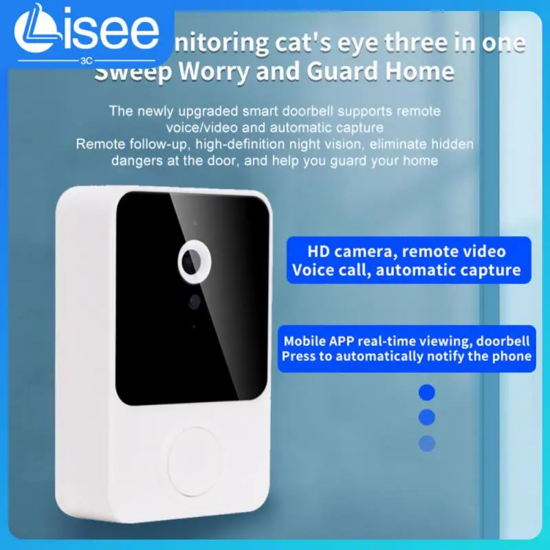 Wireless Wireless Doorbell Video Intercom Night Security Door Bell Camera Security Visual Doorbell Wifi Outdoor
Wireless Wireless Doorbell Video Intercom Night Security Door Bell Camera Security Visual Doorbell Wifi Outdoor