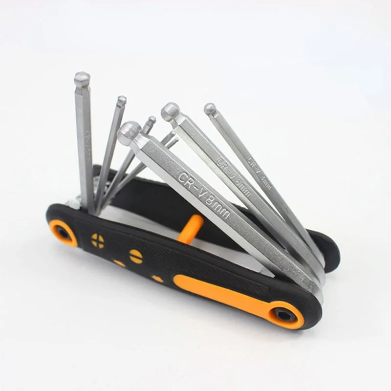 Folding Allen Wrench Ball Head Screwdriver Screwdriver Set Tool Custom Portable Screwdriver Wholesale
Folding Allen Wrench Ball Head Screwdriver Screwdriver Set Tool Custom Portable Screwdriver Wholesale