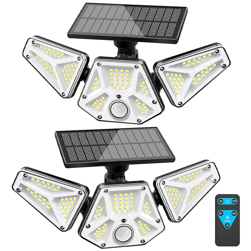Solar Motion Sensor Light Outdoor - 2000LM Wireless Flood Lighting Powered Security Light - Bright Adjustable 2Pack
Solar Motion Sensor Light Outdoor - 2000LM Wireless Flood Lighting Powered Security Light - Bright Adjustable 2Pack
