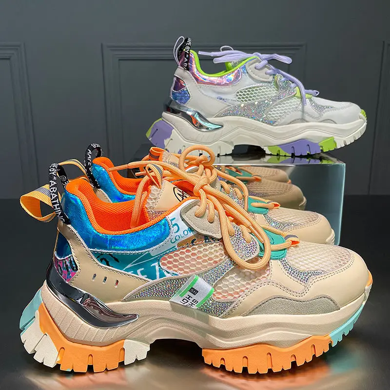 European Platform Platform Shoes 2022 Spring New Shoes Rhinestone Thin Exercise Heightened Daddy Shoes Women's Fashion
European Platform Platform Shoes 2022 Spring New Shoes Rhinestone Thin Exercise Heightened Daddy Shoes Women's Fashion