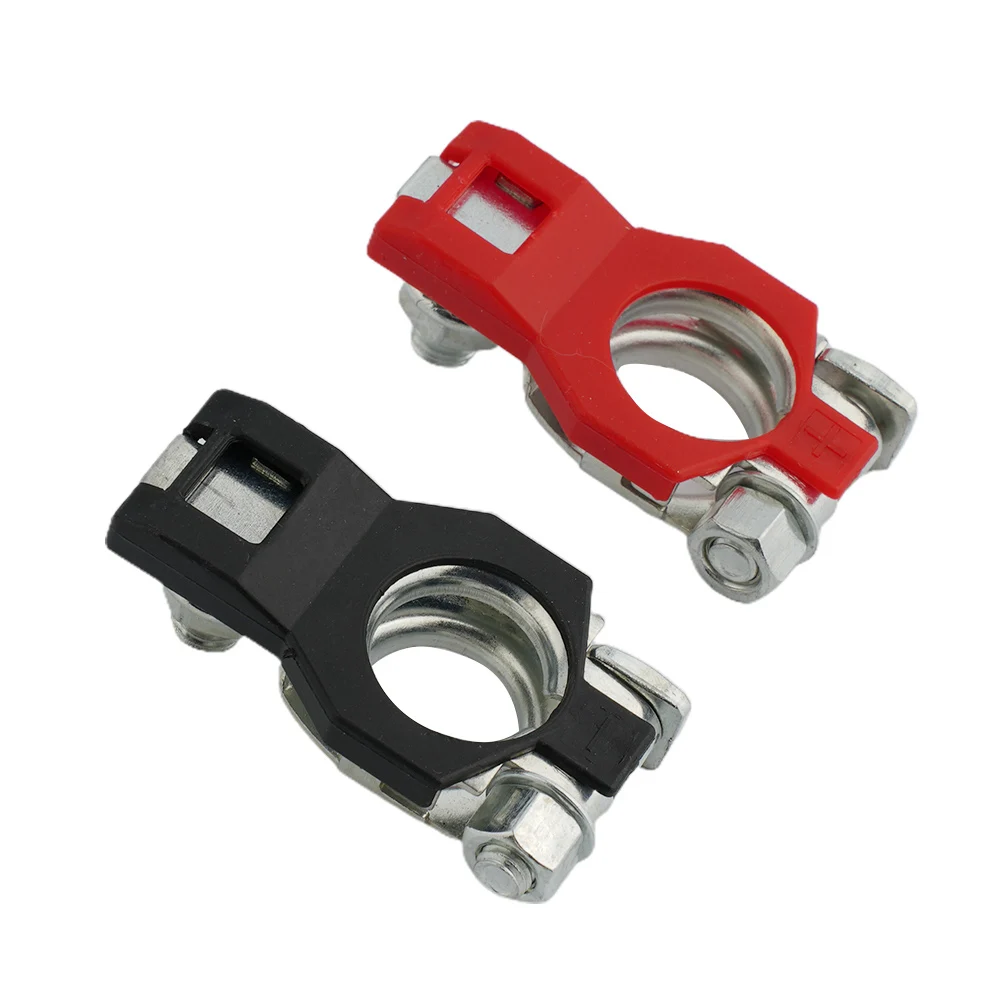 2 Pcs Battery Terminal (Positive + Negative)car Battery Connector Battery Clamp Fits 12V 24V Positive Or Negative Battery Plates
2 Pcs Battery Terminal (Positive + Negative)car Battery Connector Battery Clamp Fits 12V 24V Positive Or Negative Battery Plates
