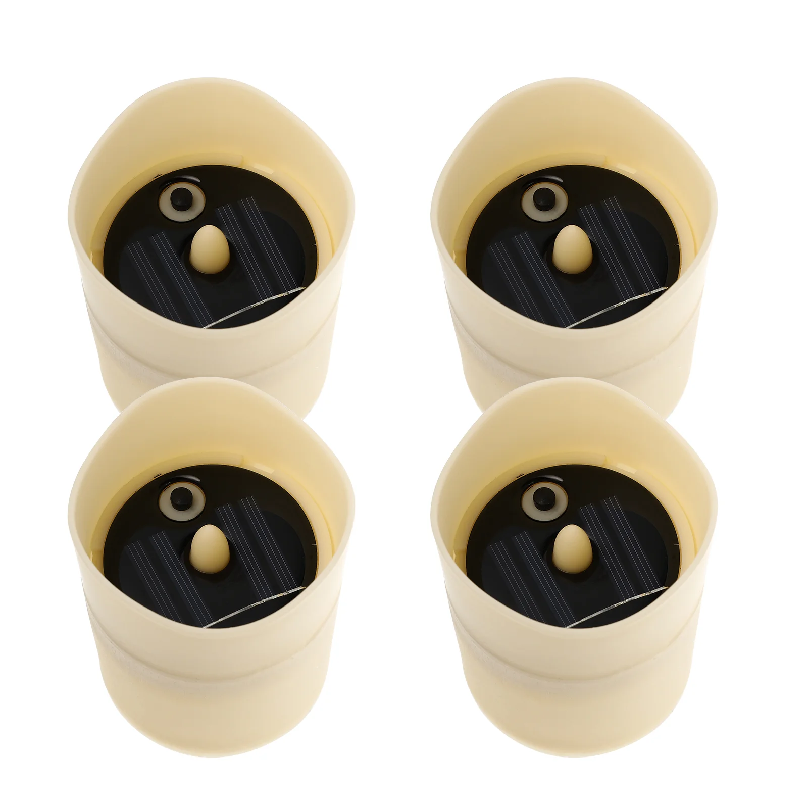4Pcs Solar Light Flameless Pillar Set for Garden Patio Lawn LED Light Decor
4Pcs Solar Light Flameless Pillar Set for Garden Patio Lawn LED Light Decor