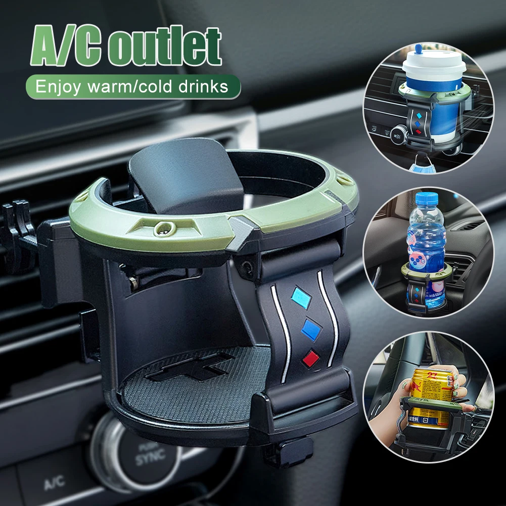 Car Cup Holder Air Vent Mount Water Bottle Stand Air Conditioner Drink Cup Holder Milk Tea Ashtray Stand with Hook for Car Truck
Car Cup Holder Air Vent Mount Water Bottle Stand Air Conditioner Drink Cup Holder Milk Tea Ashtray Stand with Hook for Car Truck