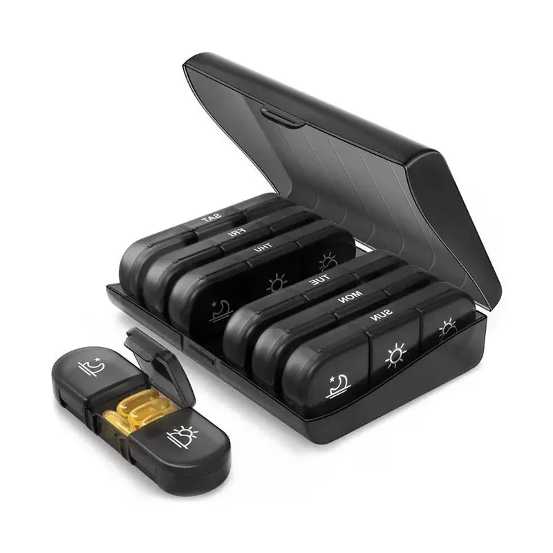 Pill Organizer 3 Times A Day Weekly 3 Times A Day Large Compartments Portable Storage Tablet Holder Travel Organizer Pill 
Pill Organizer 3 Times A Day Weekly 3 Times A Day Large Compartments Portable Storage Tablet Holder Travel Organizer Pill