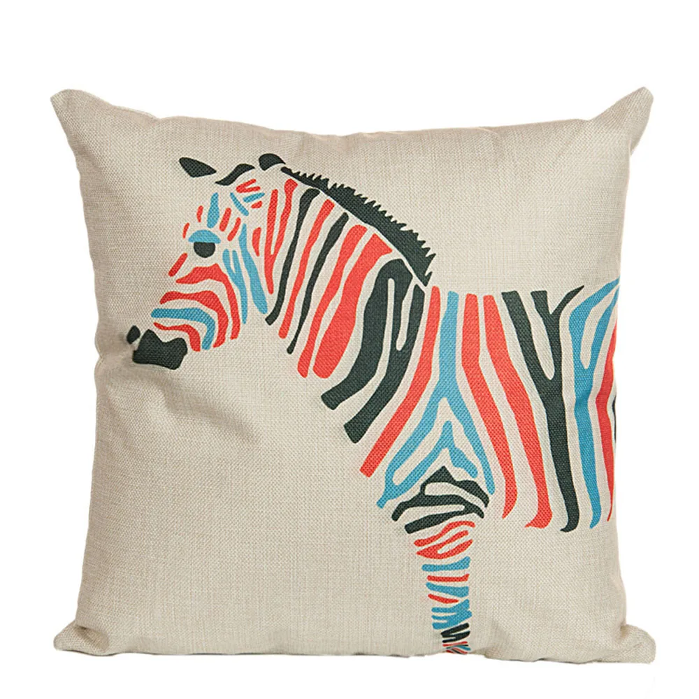Lovely Dark Rainbow zebra Cotton Linen 45X45CM Cushion Cover Waist Pillow Case Living Room Chair Sofa
Lovely Dark Rainbow zebra Cotton Linen 45X45CM Cushion Cover Waist Pillow Case Living Room Chair Sofa