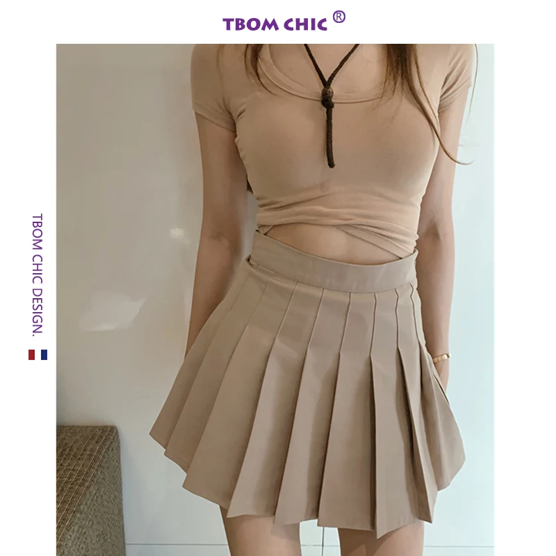 Spring new suit material high waist pleated skirt TB short skirt women's autumn and winter anti-running skirt spring and summer
Spring new suit material high waist pleated skirt TB short skirt women's autumn and winter anti-running skirt spring and summer
