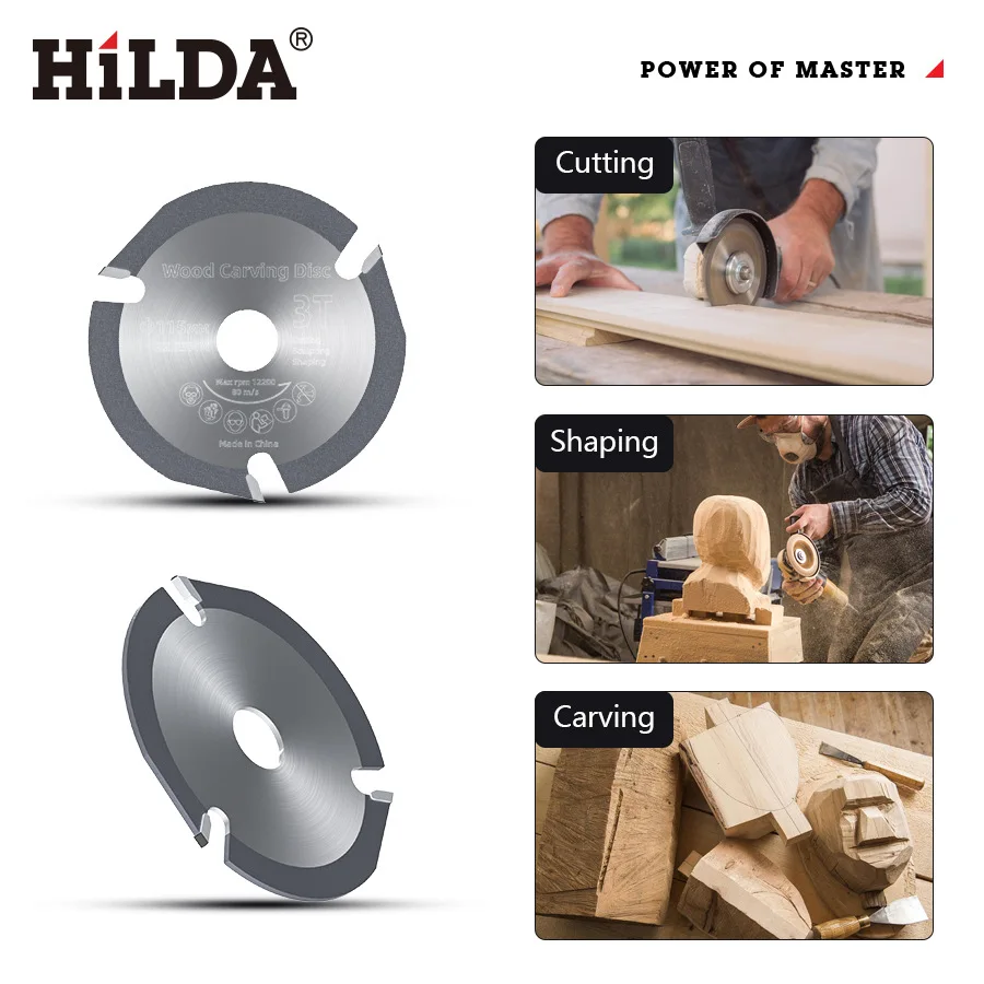 Hilda wood saw blade Angle cutting polishing pills carved wood cutting Angle grinding machine
Hilda wood saw blade Angle cutting polishing pills carved wood cutting Angle grinding machine