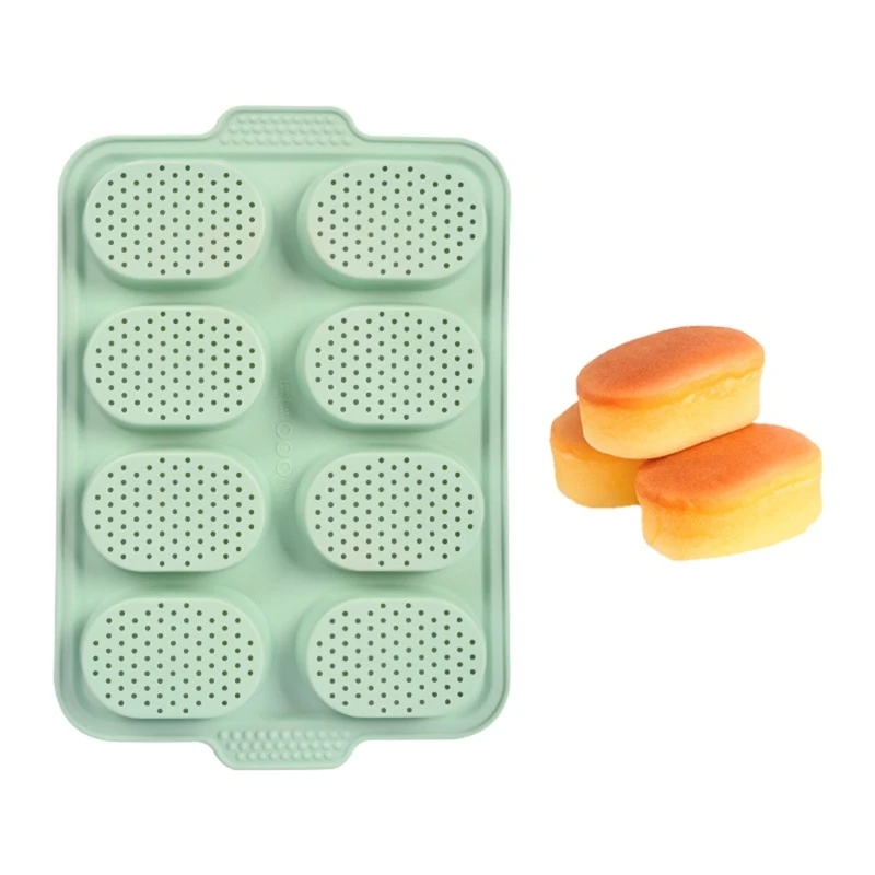 8 Cavities Food Grade Perforated Cake Mold Silicone Cake Pan Non Stick Reusable Baking Pans Silicone Cake Mould Bakeware 
8 Cavities Food Grade Perforated Cake Mold Silicone Cake Pan Non Stick Reusable Baking Pans Silicone Cake Mould Bakeware