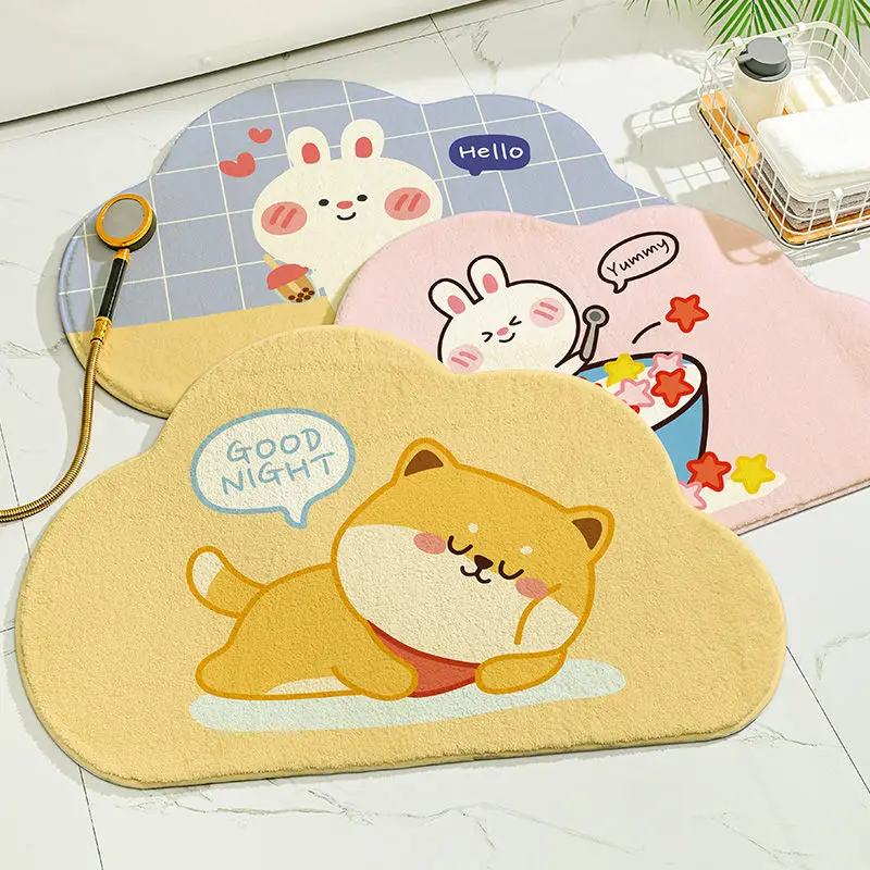 Cartoon Animal Floor Mat Home Bathroom Floor Mat Absorbent Non-slip Mat Bedroom Toilet Door Foot Mat Into The Door Mat Carpet
Cartoon Animal Floor Mat Home Bathroom Floor Mat Absorbent Non-slip Mat Bedroom Toilet Door Foot Mat Into The Door Mat Carpet