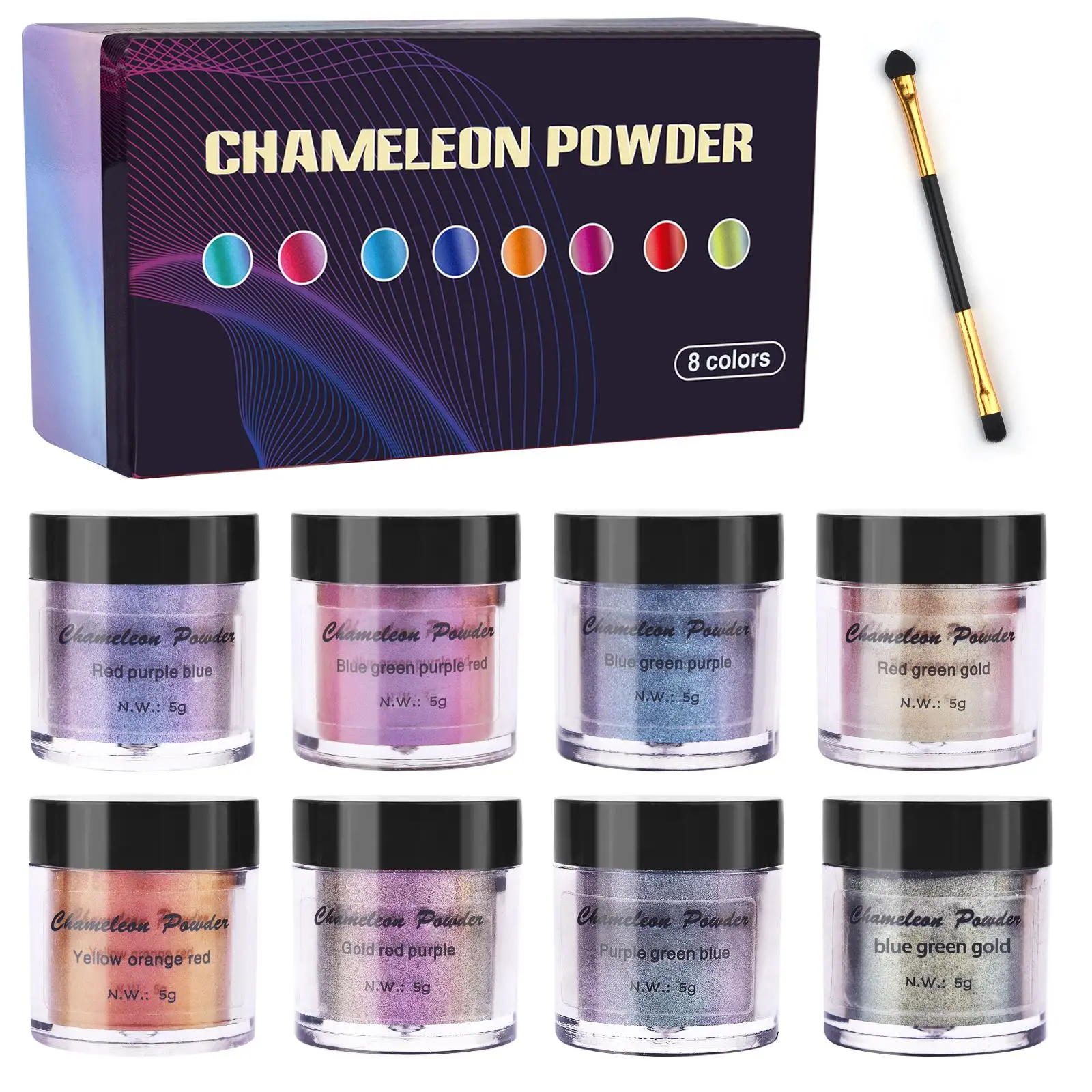 Mirror Chameleons Pigment Pearlescent Epoxy Resin Glitter Magic Discolored Powder DIY Resin Colorant Jewelry Making Dye Tools
Mirror Chameleons Pigment Pearlescent Epoxy Resin Glitter Magic Discolored Powder DIY Resin Colorant Jewelry Making Dye Tools