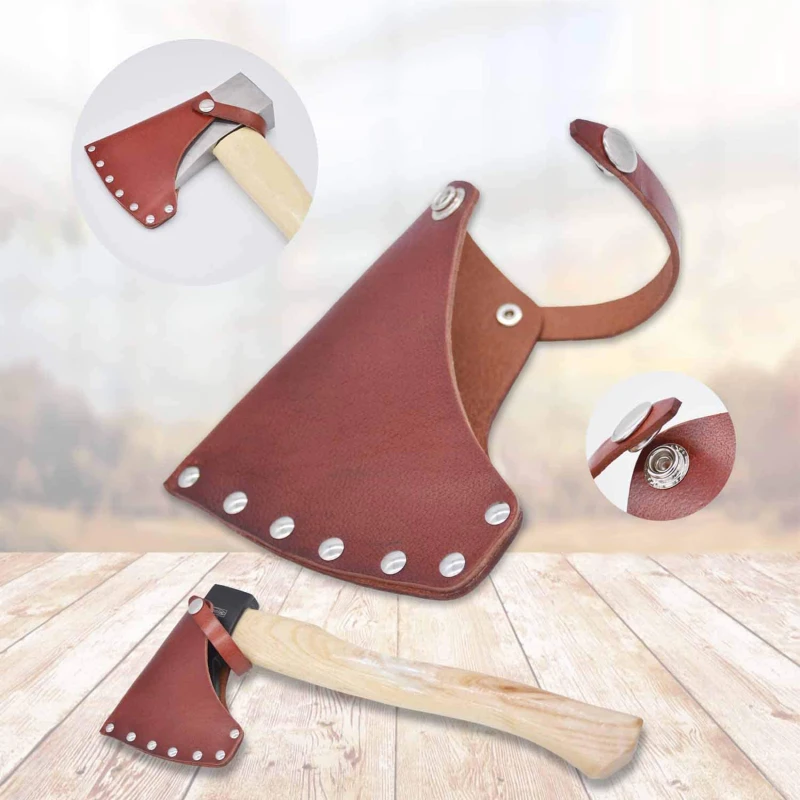 Axe Head Cover Hatchet Head Sheath Holster Leather Axe Case Camping Blade Cover Protector NOT INCLUDING AXE Camping Accessories
Axe Head Cover Hatchet Head Sheath Holster Leather Axe Case Camping Blade Cover Protector NOT INCLUDING AXE Camping Accessories