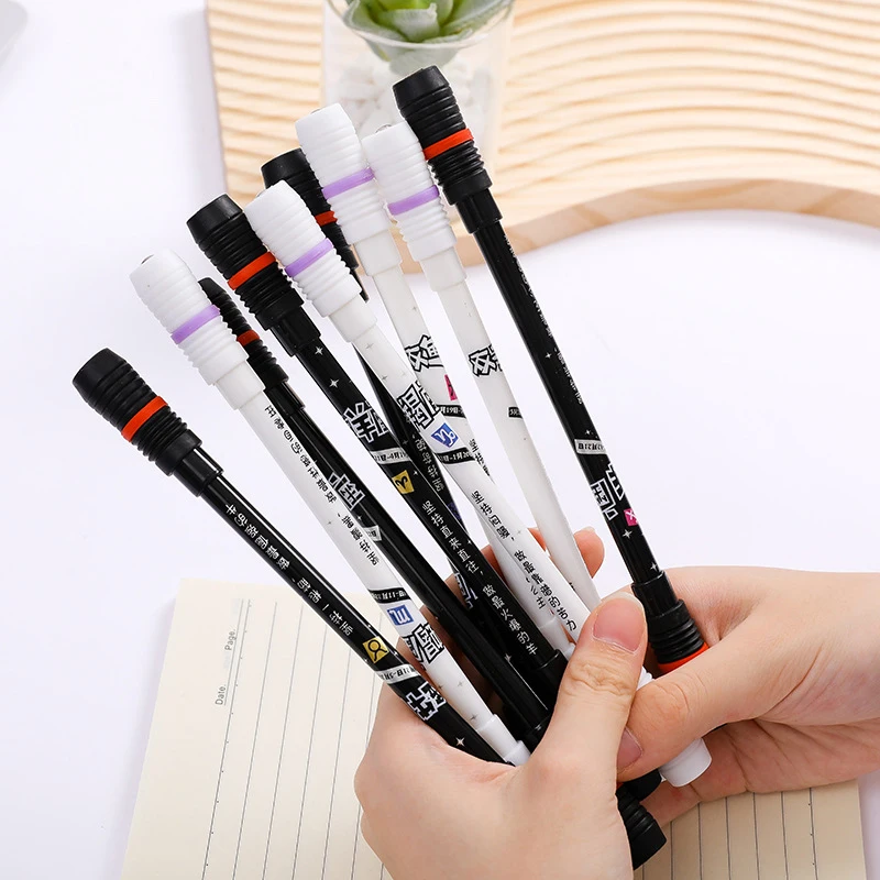1Pcs Creative Gel Pen Spinning Non Slip Coated Spinning Pen Anti-Skid Random Rolling Pen Office Stationery Kids Toy
1Pcs Creative Gel Pen Spinning Non Slip Coated Spinning Pen Anti-Skid Random Rolling Pen Office Stationery Kids Toy