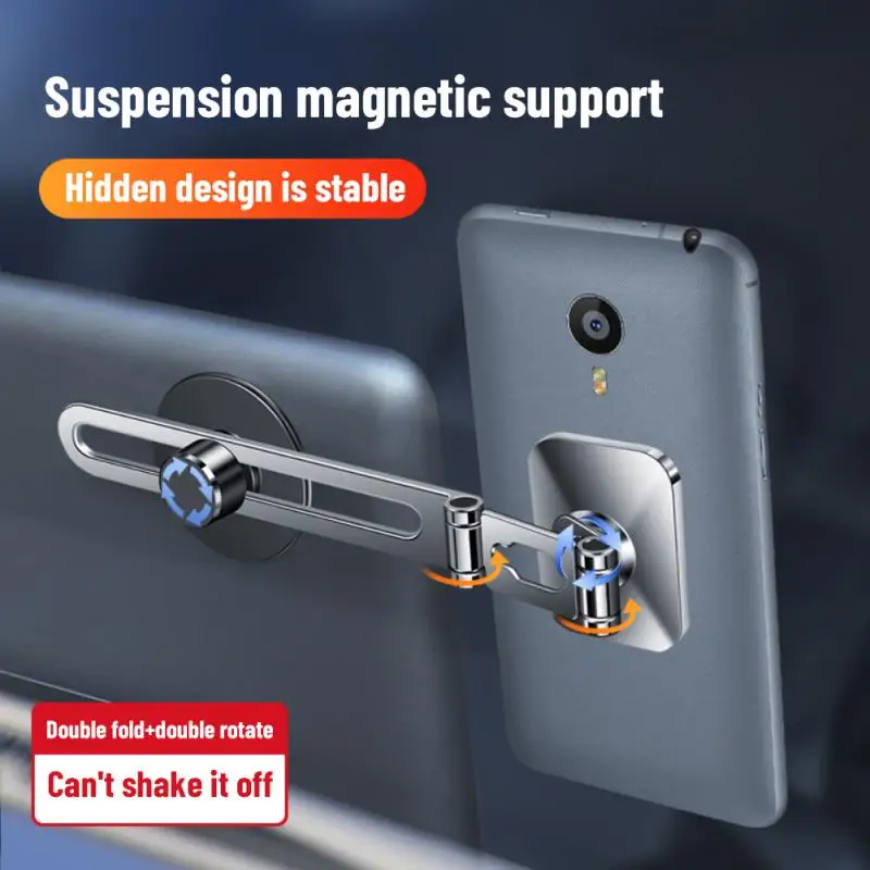 Car Mobile Phone Stand Holder Magnetic Bracket Suspension Design Invisible magnetic suction paste rotary mobile phone bracket
Car Mobile Phone Stand Holder Magnetic Bracket Suspension Design Invisible magnetic suction paste rotary mobile phone bracket