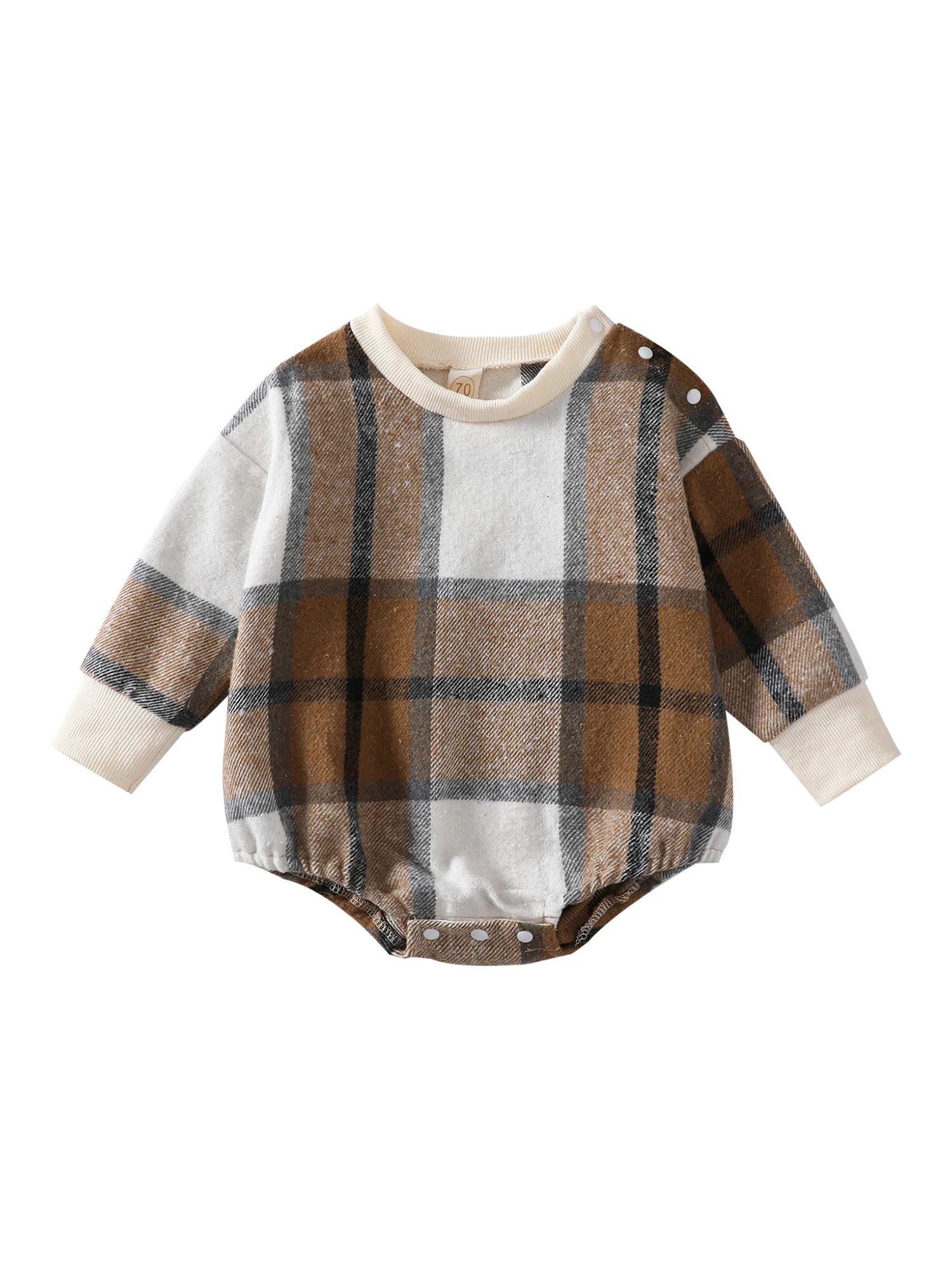 Осенняя одежда для новорожденных девочек и мальчиков, клетчатый комбинезон с длинным рукавом, комбинезон с круглым вырезом, топ, наряд
Осенняя одежда для новорожденных девочек и мальчиков, клетчатый комбинезон с длинным рукавом, комбинезон с круглым вырезом, топ, наряд