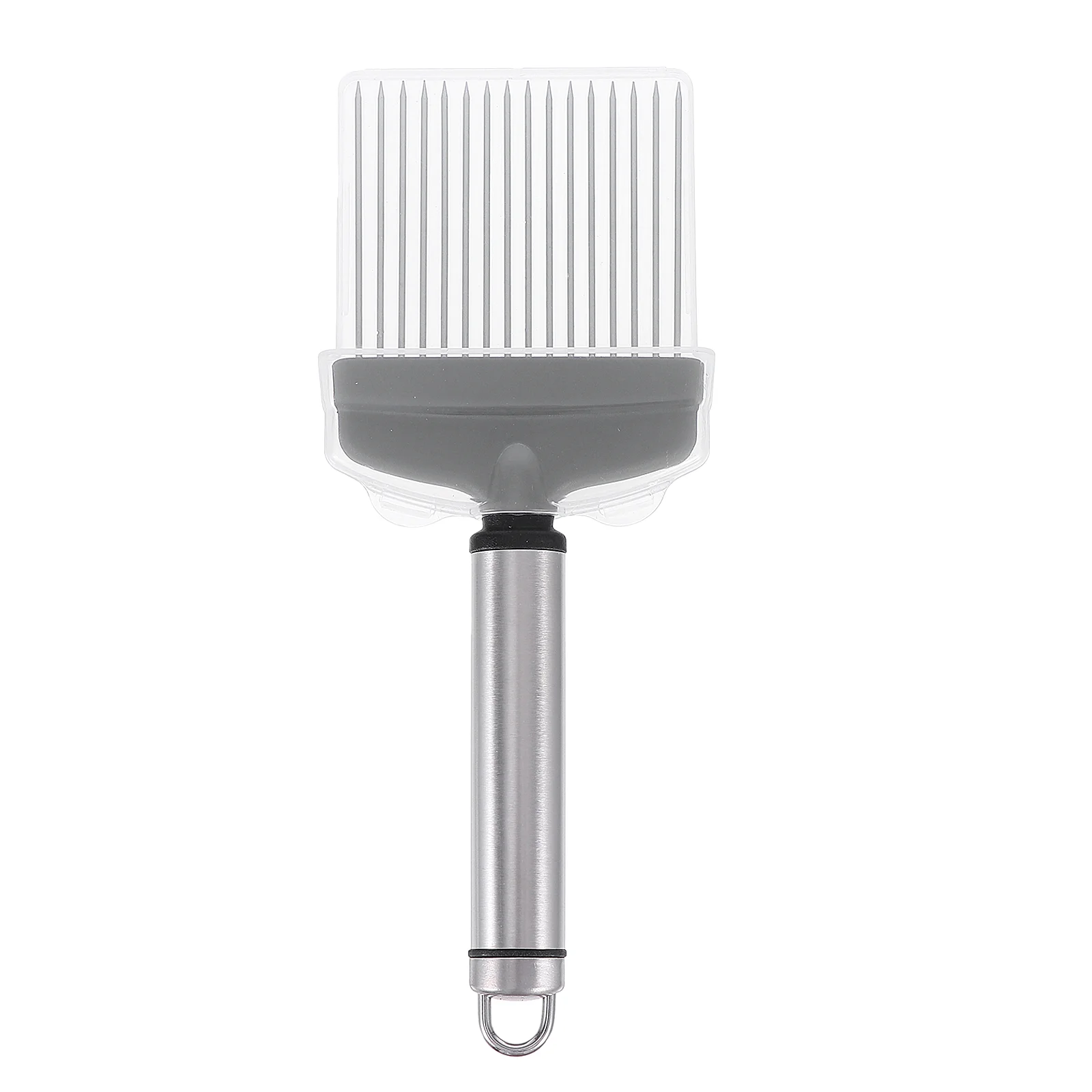 Slicer Onion Stainless Steel Meat Kitchen Potato Tool Needle Holder Tenderizer Supplies Handheld Fruit Julienne Cutting Helper
Slicer Onion Stainless Steel Meat Kitchen Potato Tool Needle Holder Tenderizer Supplies Handheld Fruit Julienne Cutting Helper