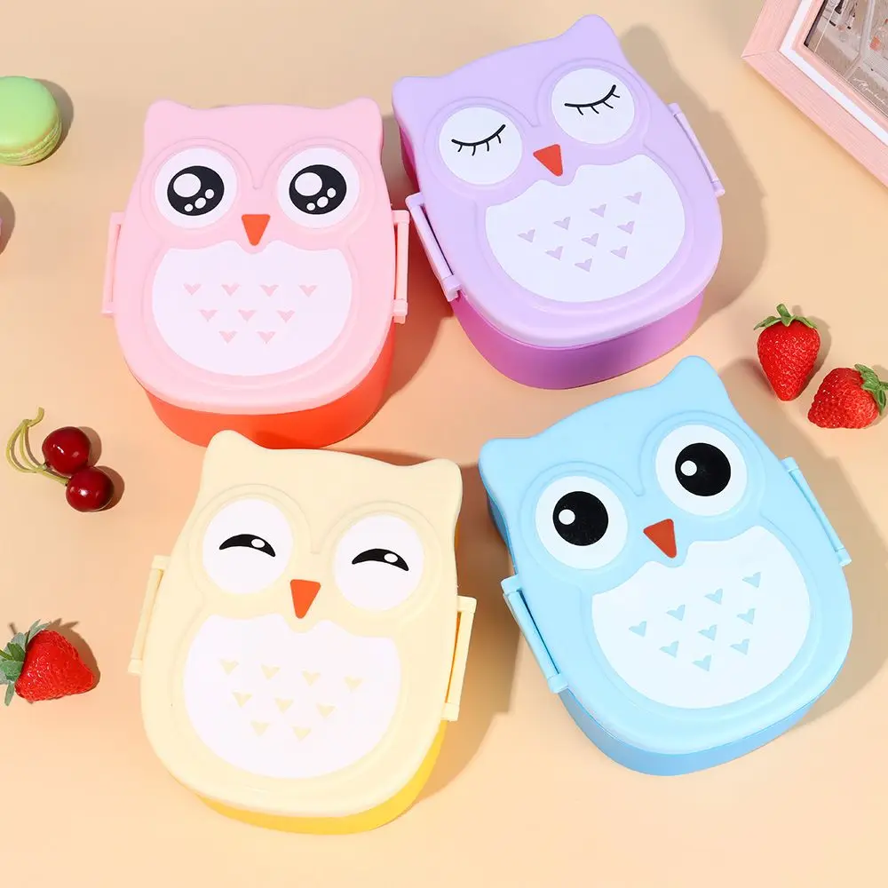 Children Cute Owl Spoon Double Tier Lunch Box Bento Lunchbox Tableware Set Food Container
Children Cute Owl Spoon Double Tier Lunch Box Bento Lunchbox Tableware Set Food Container
