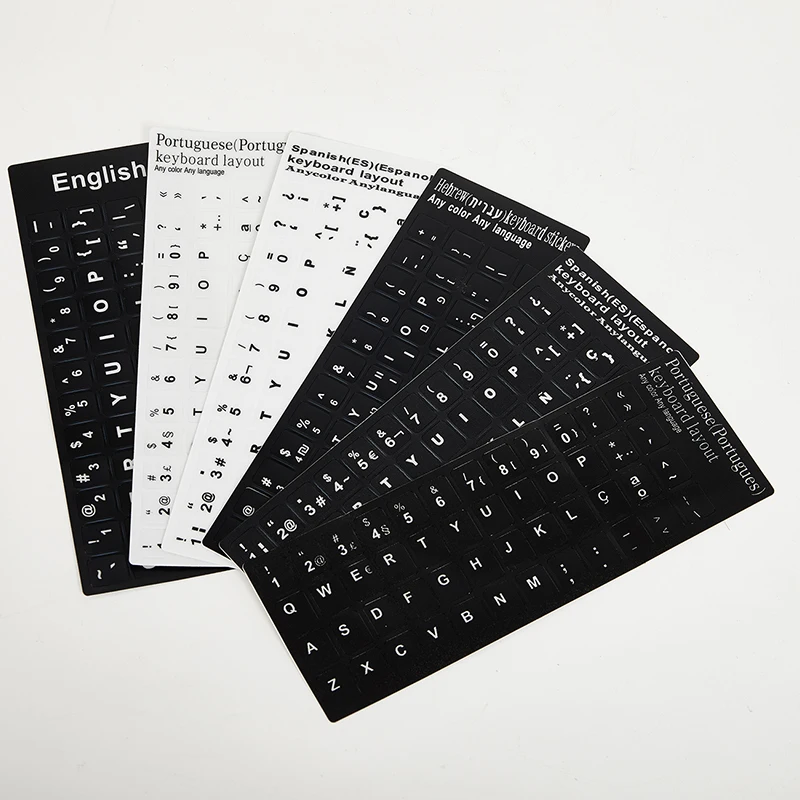 1 Pcs Keyboard Stickers Alphabet Accessories For Spanish/English/Hebrew/Portuguese
1 Pcs Keyboard Stickers Alphabet Accessories For Spanish/English/Hebrew/Portuguese