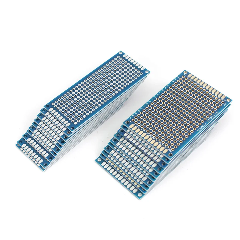 10PCS/LOT Double Side Prototype Boarduniversal Circuit Board Blue 3X7 4X6cm PRINT CIRCUIT BoardDIY ELECTRON KIT
10PCS/LOT Double Side Prototype Boarduniversal Circuit Board Blue 3X7 4X6cm PRINT CIRCUIT BoardDIY ELECTRON KIT