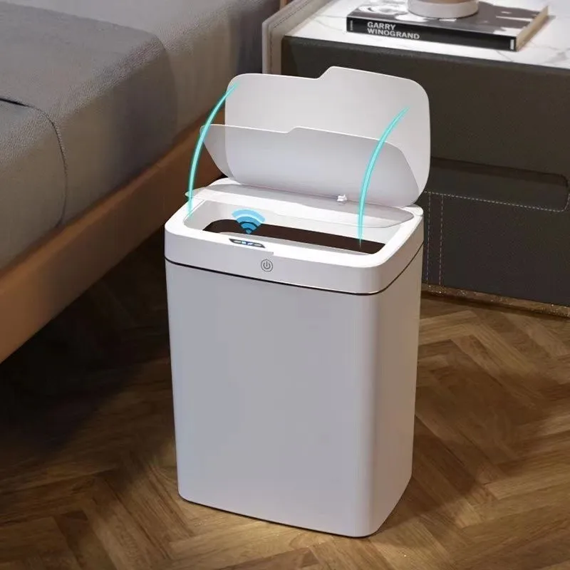 Smart Sensor Trash Can Bathroom Garbage Bucket Automatic Waterproof Narrow Wastebasket For Kitchen Trash Bin Smart Home
Smart Sensor Trash Can Bathroom Garbage Bucket Automatic Waterproof Narrow Wastebasket For Kitchen Trash Bin Smart Home
