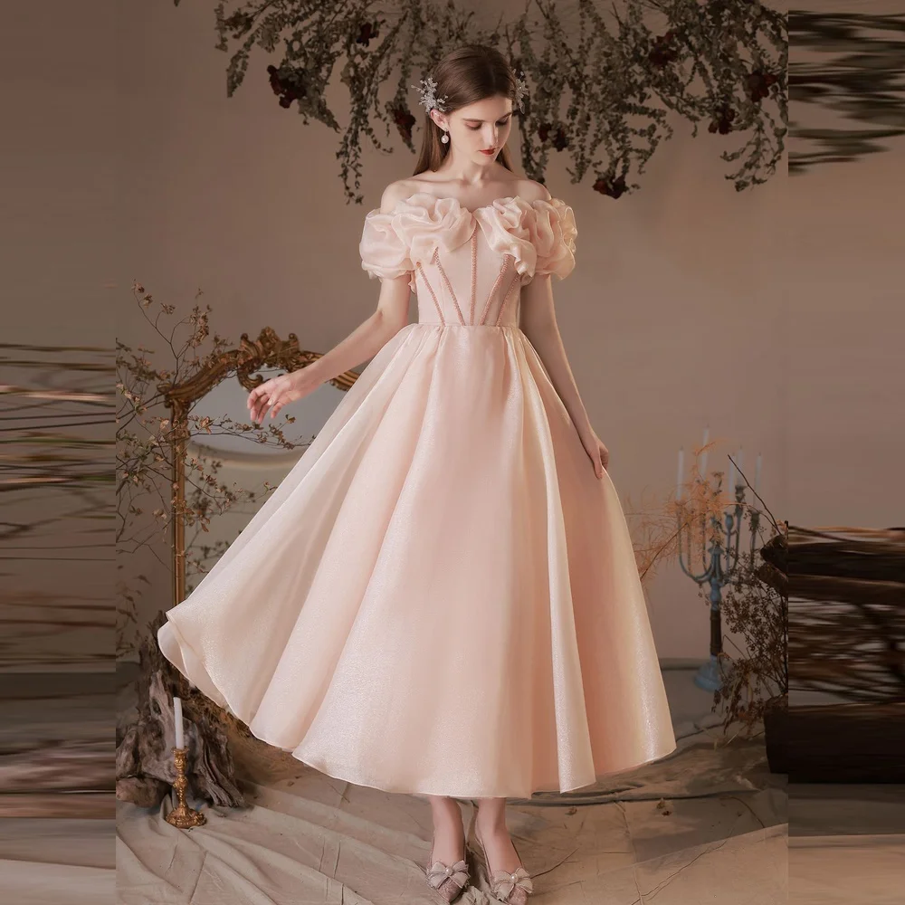 One-Line Neck Evening Dress Pleated Cuff Sleeve A-Line Formal Occasion Dresses Ball Banquet 2023
One-Line Neck Evening Dress Pleated Cuff Sleeve A-Line Formal Occasion Dresses Ball Banquet 2023