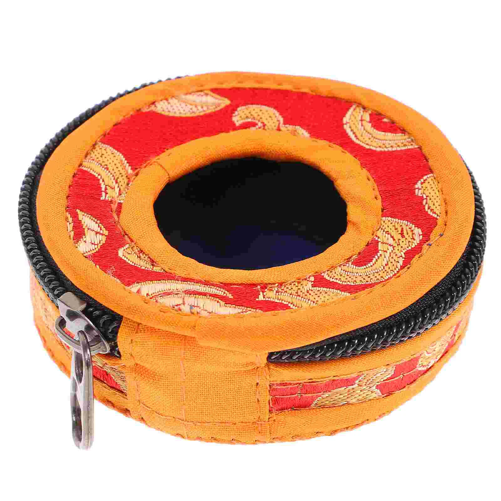 Lipsticks Pouch Tibetan Bell Embroidered Bag Bell Storage Box Meditation Singing Bell Container
Lipsticks Pouch Tibetan Bell Embroidered Bag Bell Storage Box Meditation Singing Bell Container