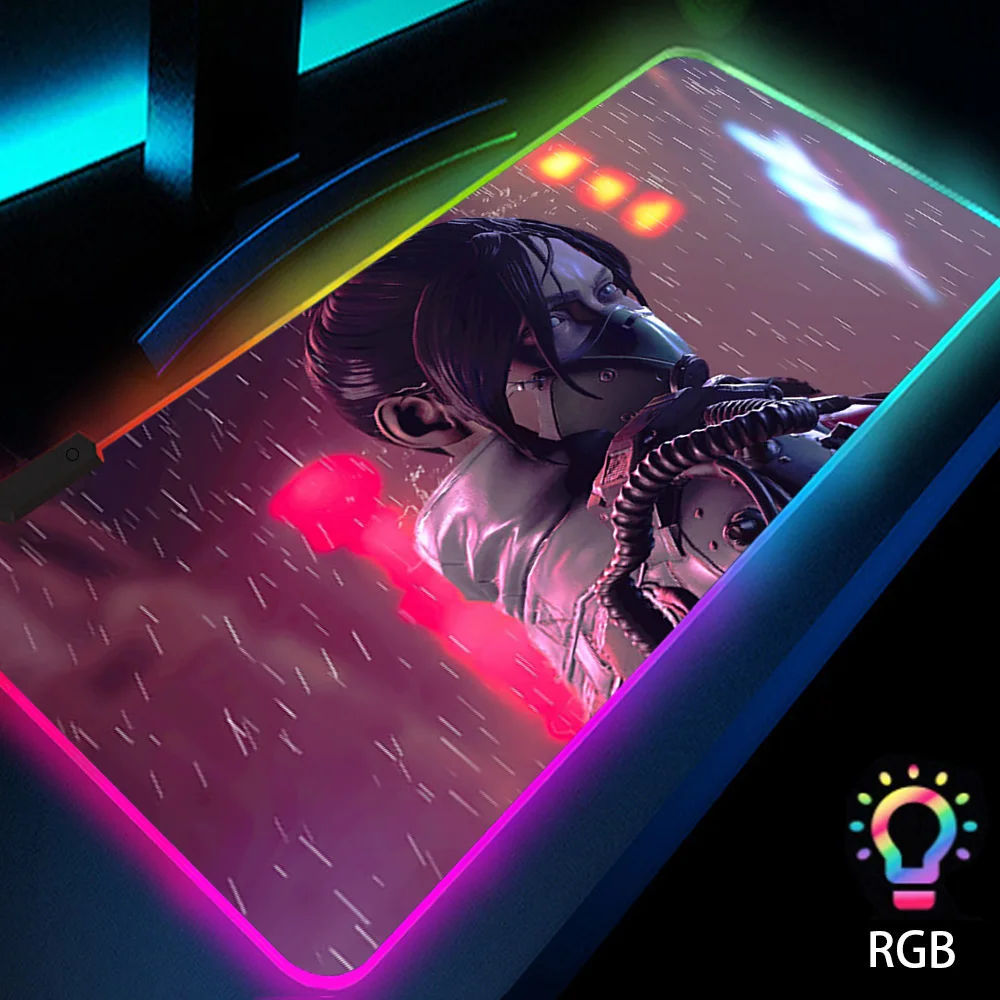 Wraith Apex Legends Mouse Pad Gaming Accessory Mousepad LED Carpet Gamer Lamp Deco XXL 900x400 Luminous Mat with Rgb Backlight
Wraith Apex Legends Mouse Pad Gaming Accessory Mousepad LED Carpet Gamer Lamp Deco XXL 900x400 Luminous Mat with Rgb Backlight